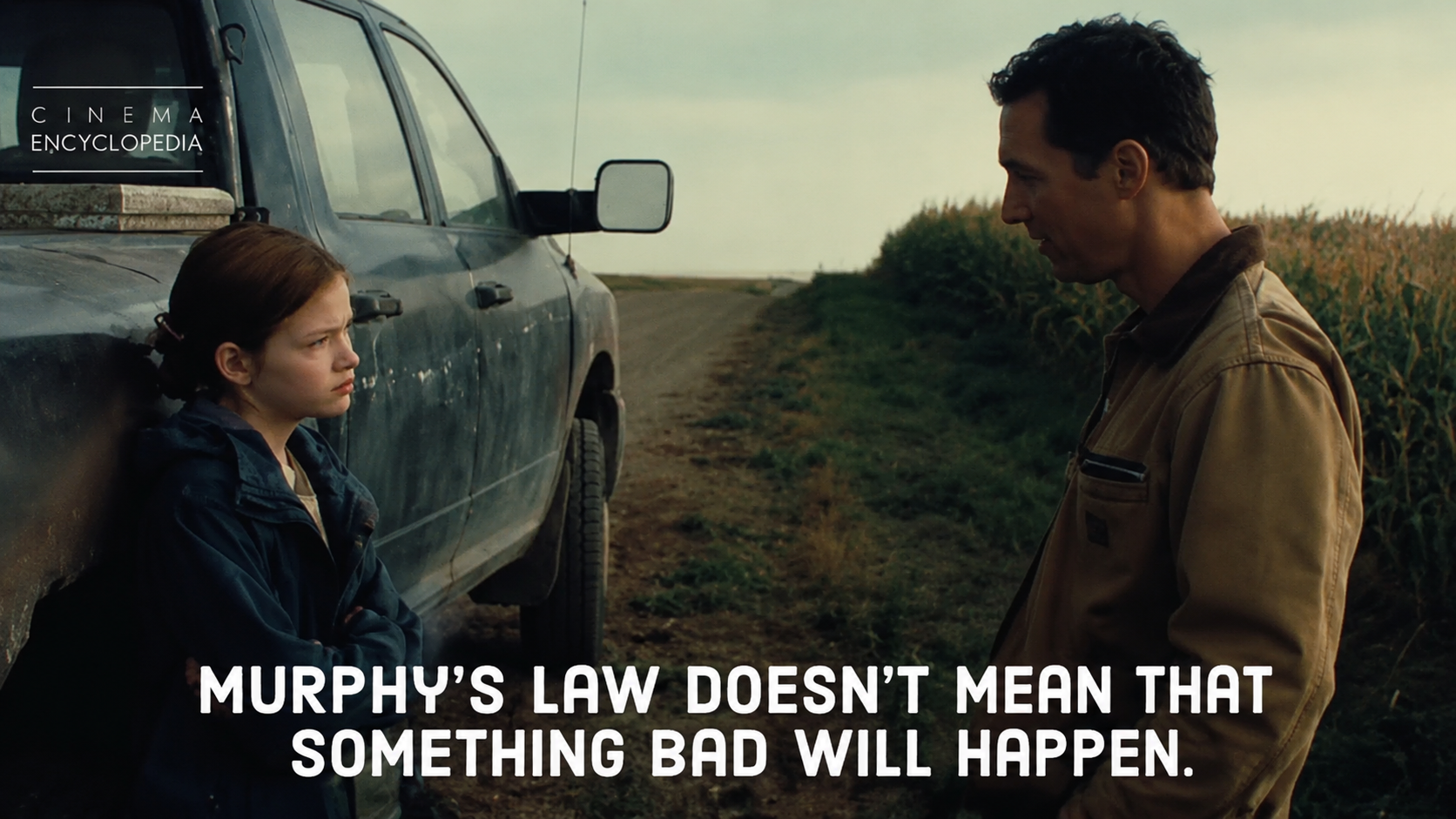 A scene from Interstellar illustrating Murphy's Law